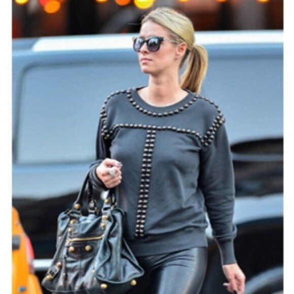 Isabel Marant Scotty Studded Sweatshirt Size 36 Small - Picture 1 of 8